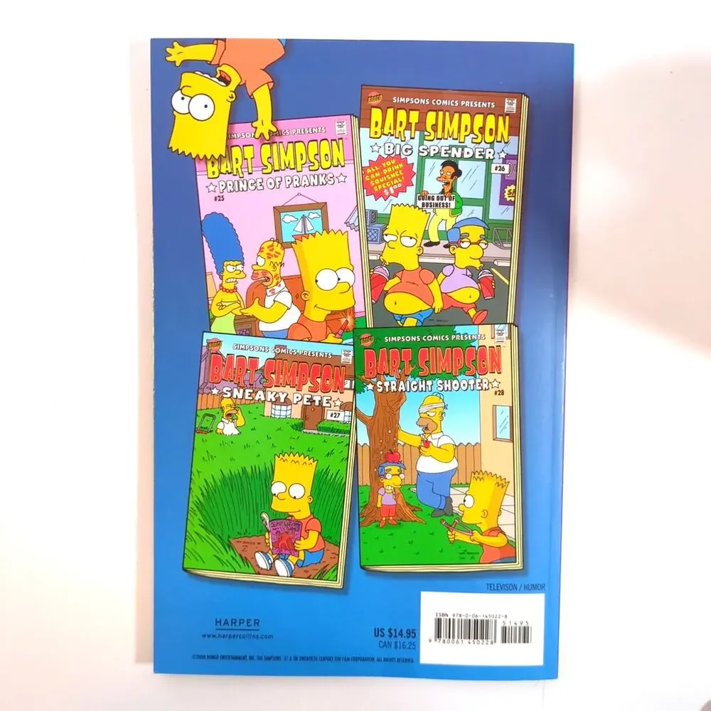 Big Brilliant Book of Bart Simpson Matt Groening 2008 Graphic Novel Harper